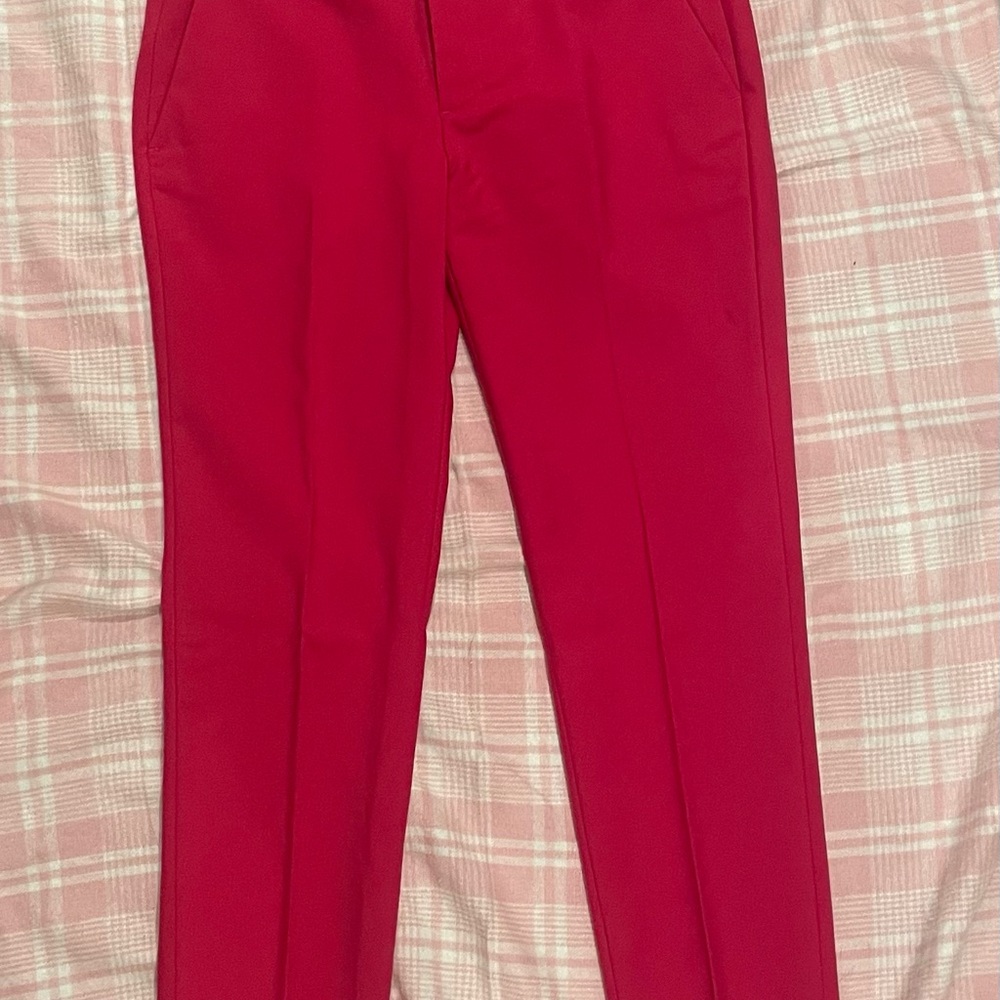 Zara Bold Red Pants